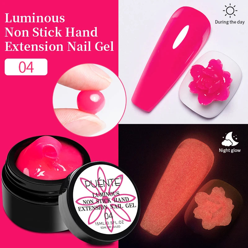 PUENTE 7.5ML Red Flame Reflective Gel Nail Polish Flash Sparkling Red Glitter Nail Gel Soak Off UV Semi-permanent Nail Varnish