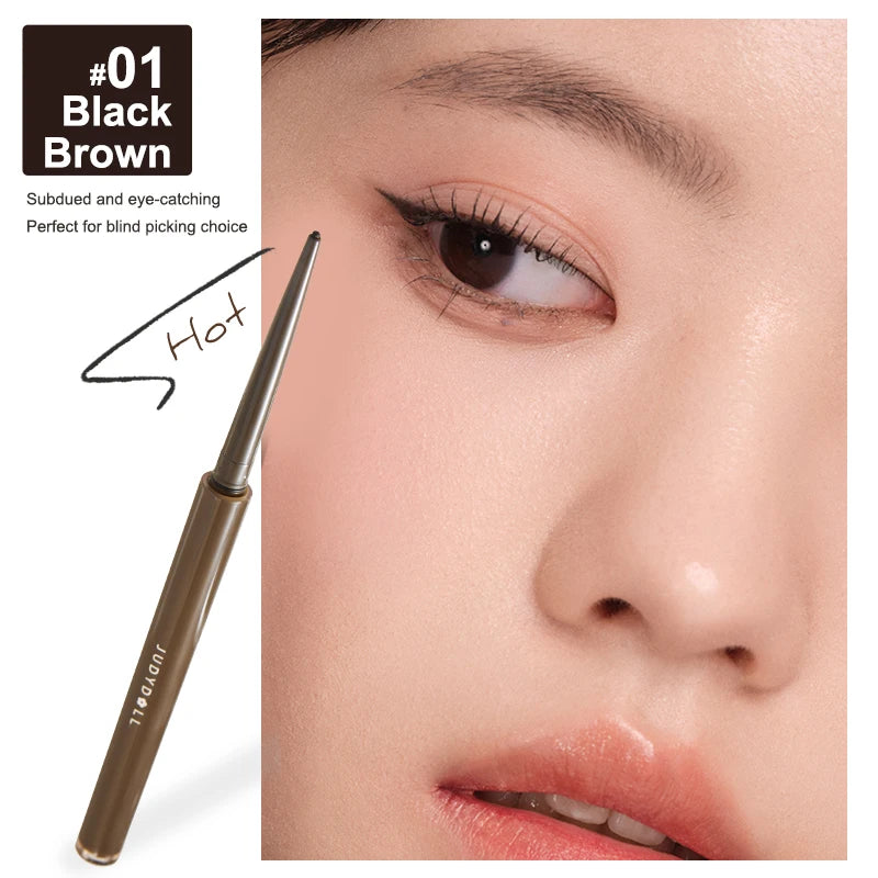Judydoll Ultrafine Eyeliner Gel Pencil, Fine Lining for Inner & Outer Eyes, Waterproof, Sweat-Proof, Long-Lasting, Unique Gift