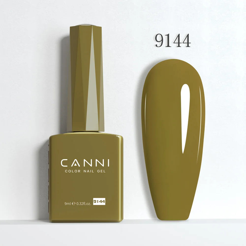 9ml CANNI HEMA/TPO FREE Nude Pink Color Nail Gel Polish Full Coverage Semi Permanent Long Wear Top Coat Venalisa Gel Varnish