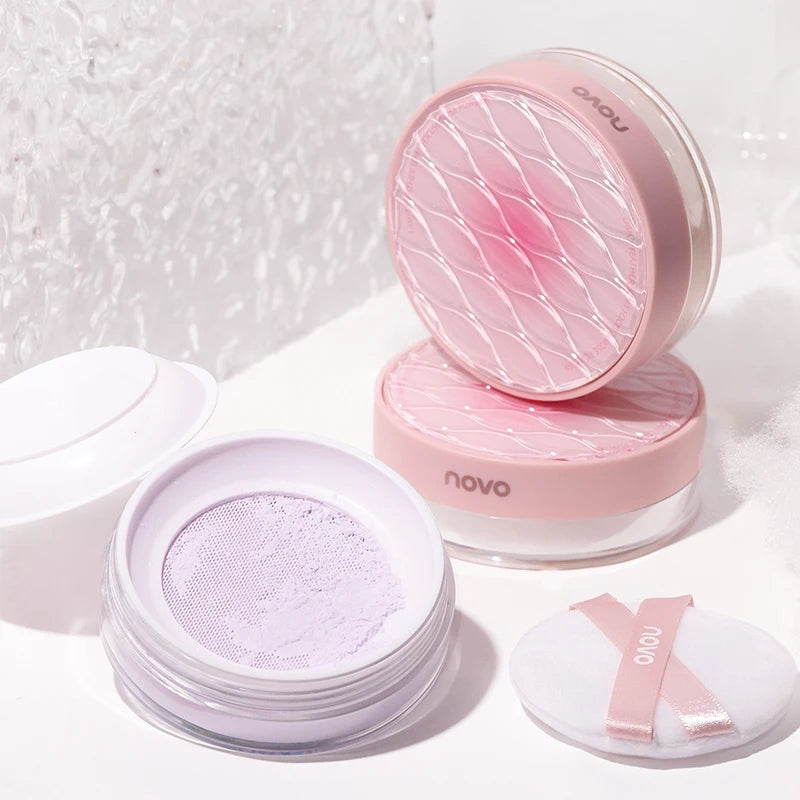 Setting Powder, Lightweight Oil-Control Powder Without Oil, Semi-Transparent, Firming Powder, 24-Hour Shine Control Powder