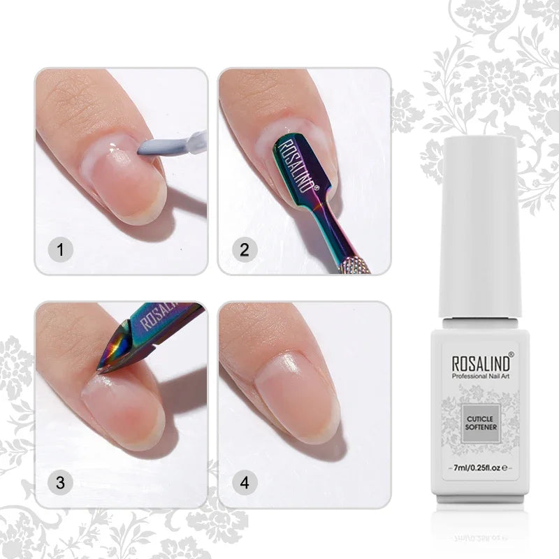ROSALIND Glossy Matte Top Coat Nail Gel Polish Rhinestone Top Coat Glue Gel Varnishes Semi Permanent UV/LED Cure