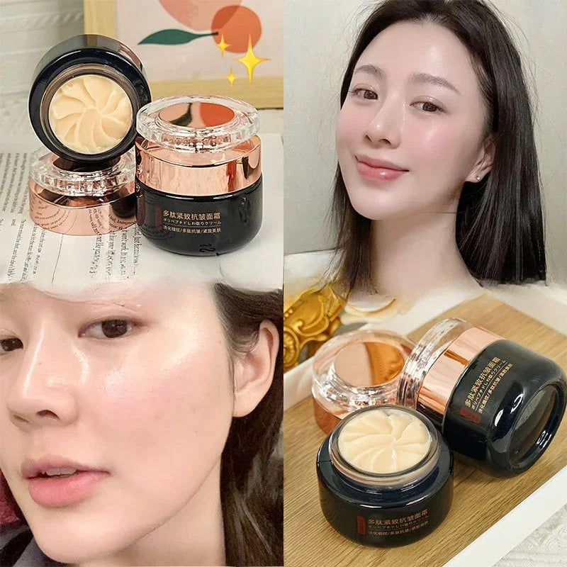 Peptide Anti Wrinkle Firming Cream Fades Fine Lines Brightens Skin Tone Moisturizes Hydrates Improves Dull Skin