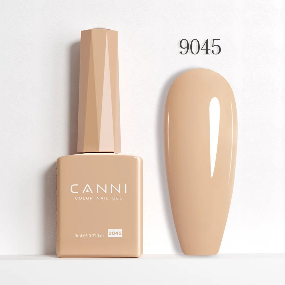 9ml CANNI HEMA/TPO FREE Nude Pink Color Nail Gel Polish Full Coverage Semi Permanent Long Wear Top Coat Venalisa Gel Varnish