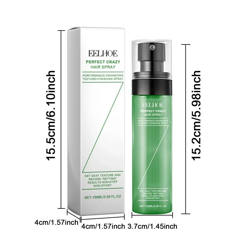 Fluffy Volumising Hair Spray Hair Thickening Refreshing Freshing Oil Control Frizz Treatment Firm Hold No Wash Dry Hair Spray