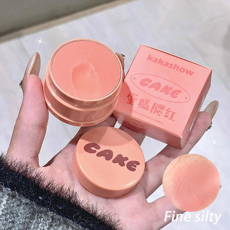 Blush Powder Palette Mashed Potato Natural Matte Brighten Skin Milk Peach Pink Purple Apricot Rubor Rouge Blusher Korean Makeup