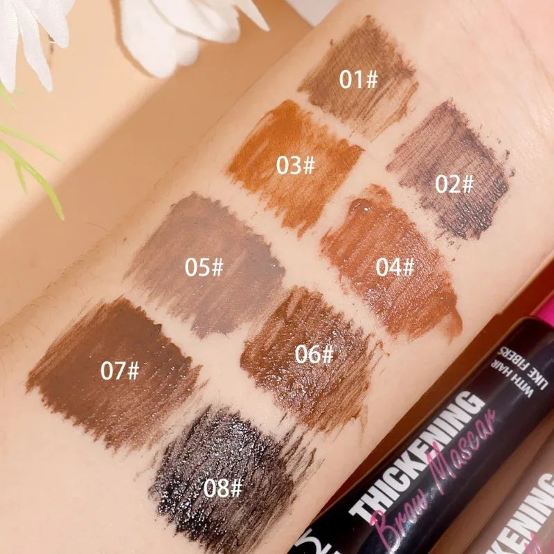 1pcs Eyebrow Gel Cream Waterproof Styling Cream Long Lasting Fixing Brow Make Up Natural Wild Brow Pomade Setting Gel with Brush