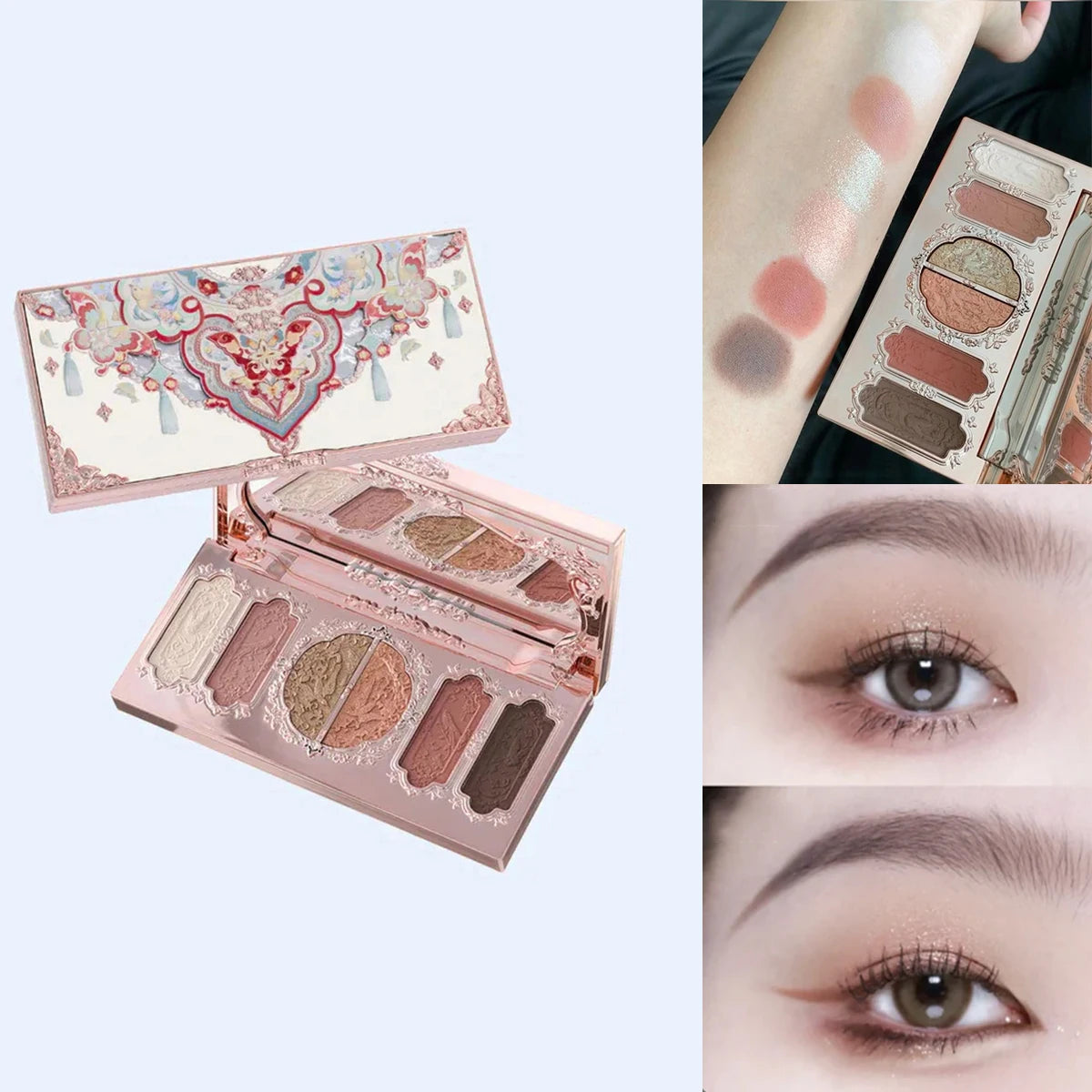 Flower Knows 2026 Bunny Garden Makeup Palette Cute Rabbit Themed Eyeshadow Blush Highlight All In One Cosmetic Collection