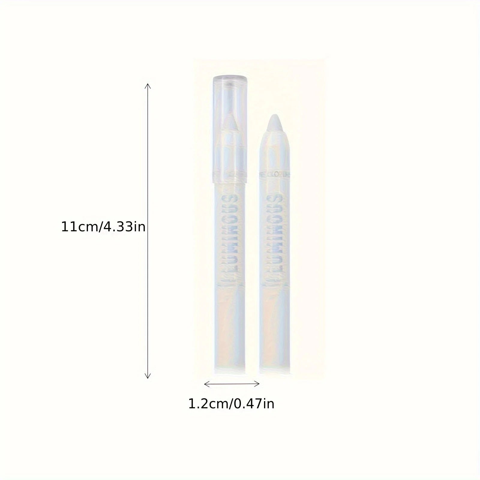 Brightening Face Glitter Highlighter Stick Eyeshadow Pearlescent White Nude Brown Highlight Makeup High Gloss Face Contour Stick