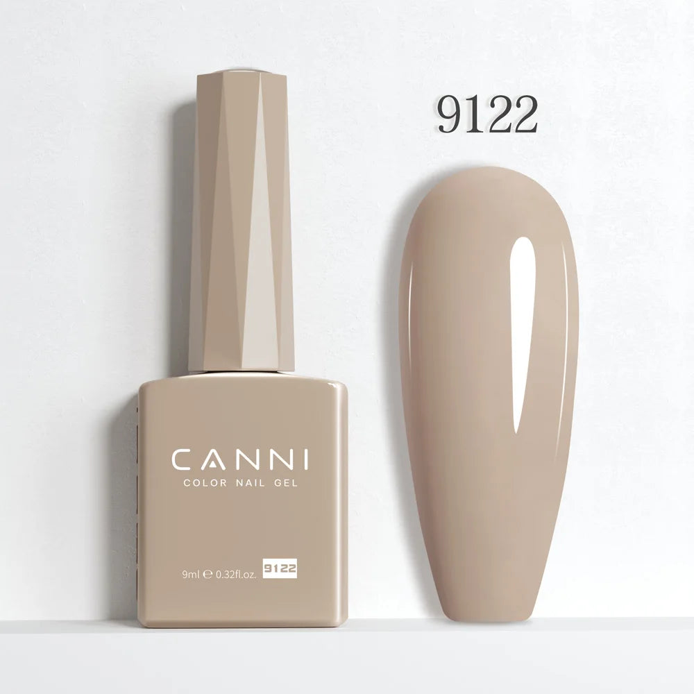 9ml CANNI HEMA/TPO FREE Nude Pink Color Nail Gel Polish Full Coverage Semi Permanent Long Wear Top Coat Venalisa Gel Varnish