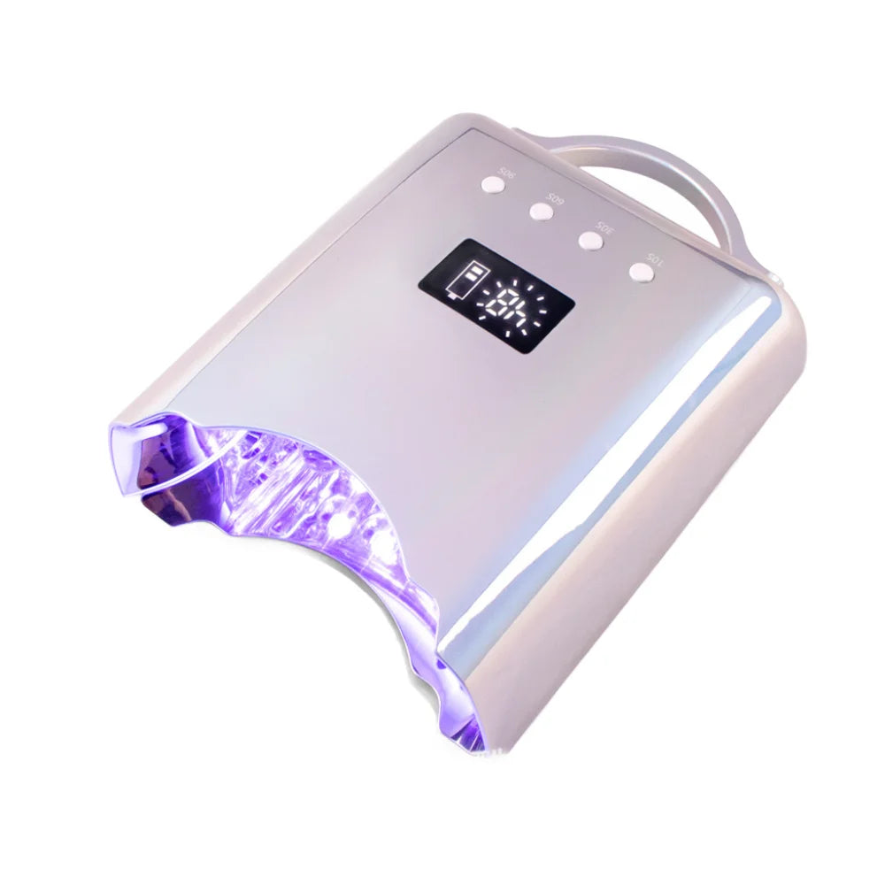 Pro Cordless 78W UV LED Nail Lamp Manicure For Curing Gel Polish Lamp Light Wireless LEDs Makeup Rechargeable Battery Nail Dryer