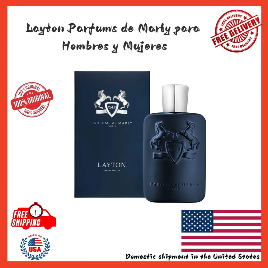 Parfums de Marly Layton 4.2oz Full Bottle 125ml From A Batch In Year 2026 Luxury perfume a birthday or Valentine's Day gift