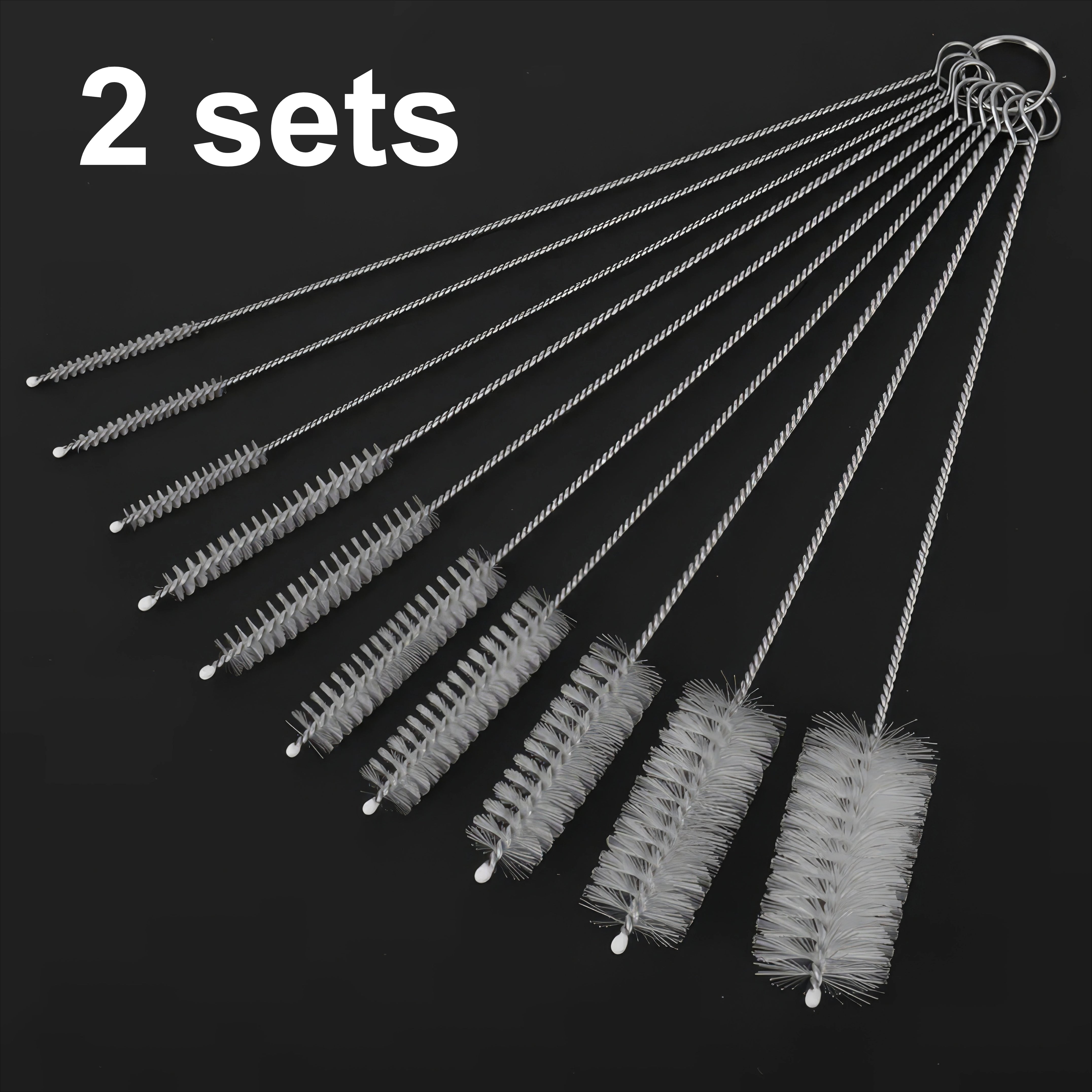 1/2 Set of Straw Cleaning Brushes, Sturdy and Durable, Non Shedding, Portable, Suitable for Water Bottles and Crevices