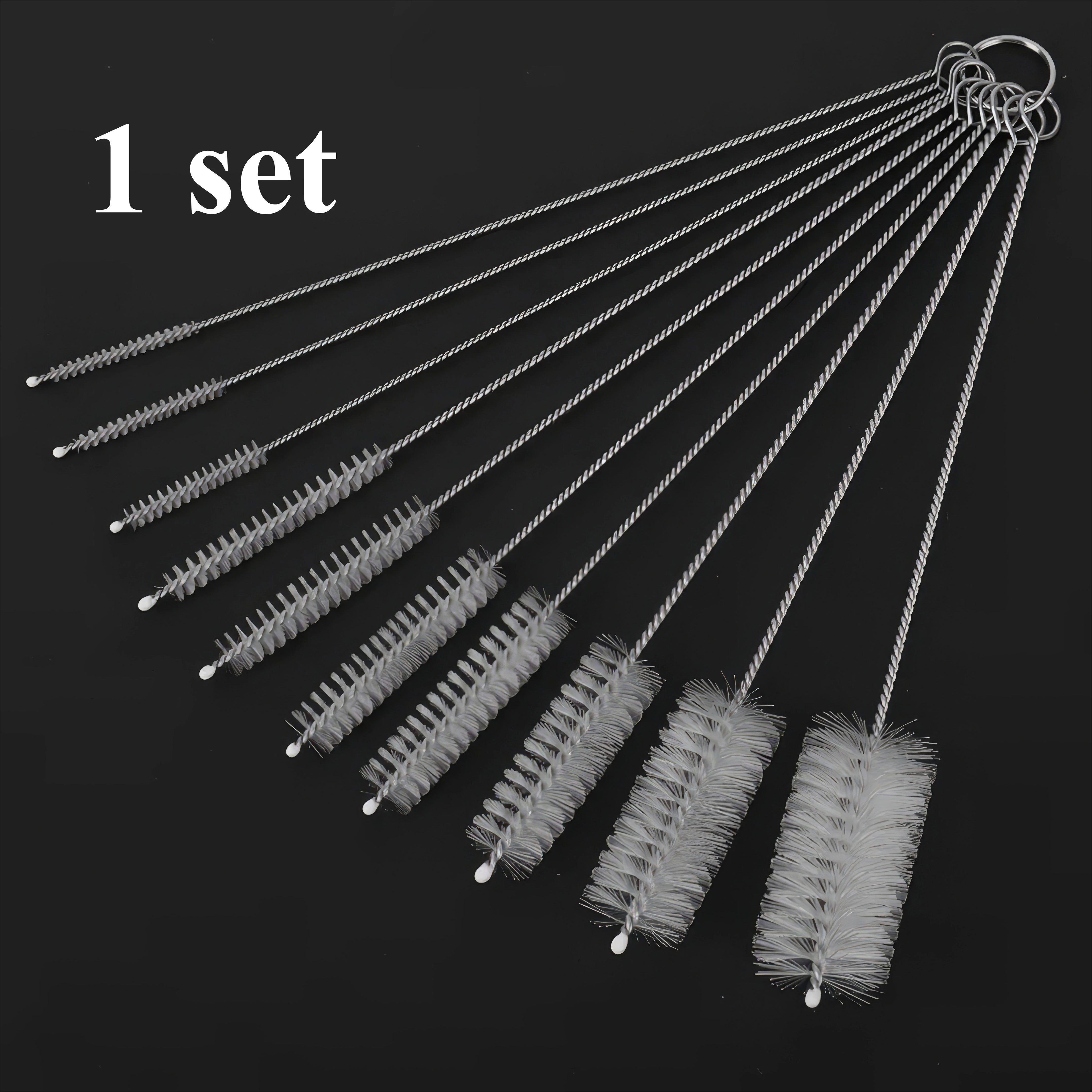 1/2 Set of Straw Cleaning Brushes, Sturdy and Durable, Non Shedding, Portable, Suitable for Water Bottles and Crevices