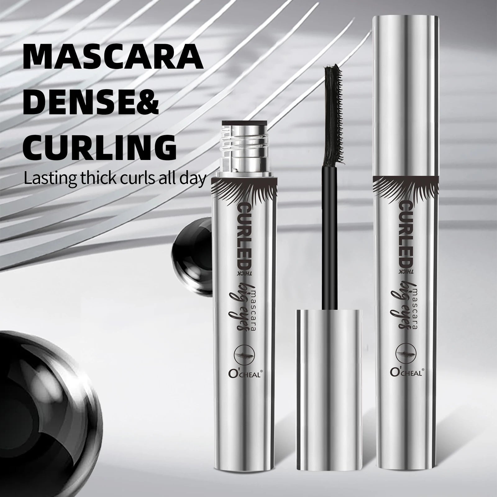 Ocheal Extension Dense Volumizing Mascara Lengthens Eyelashes  Long Lasting Waterproof Natural Quick Drying Lashes Female Makeup