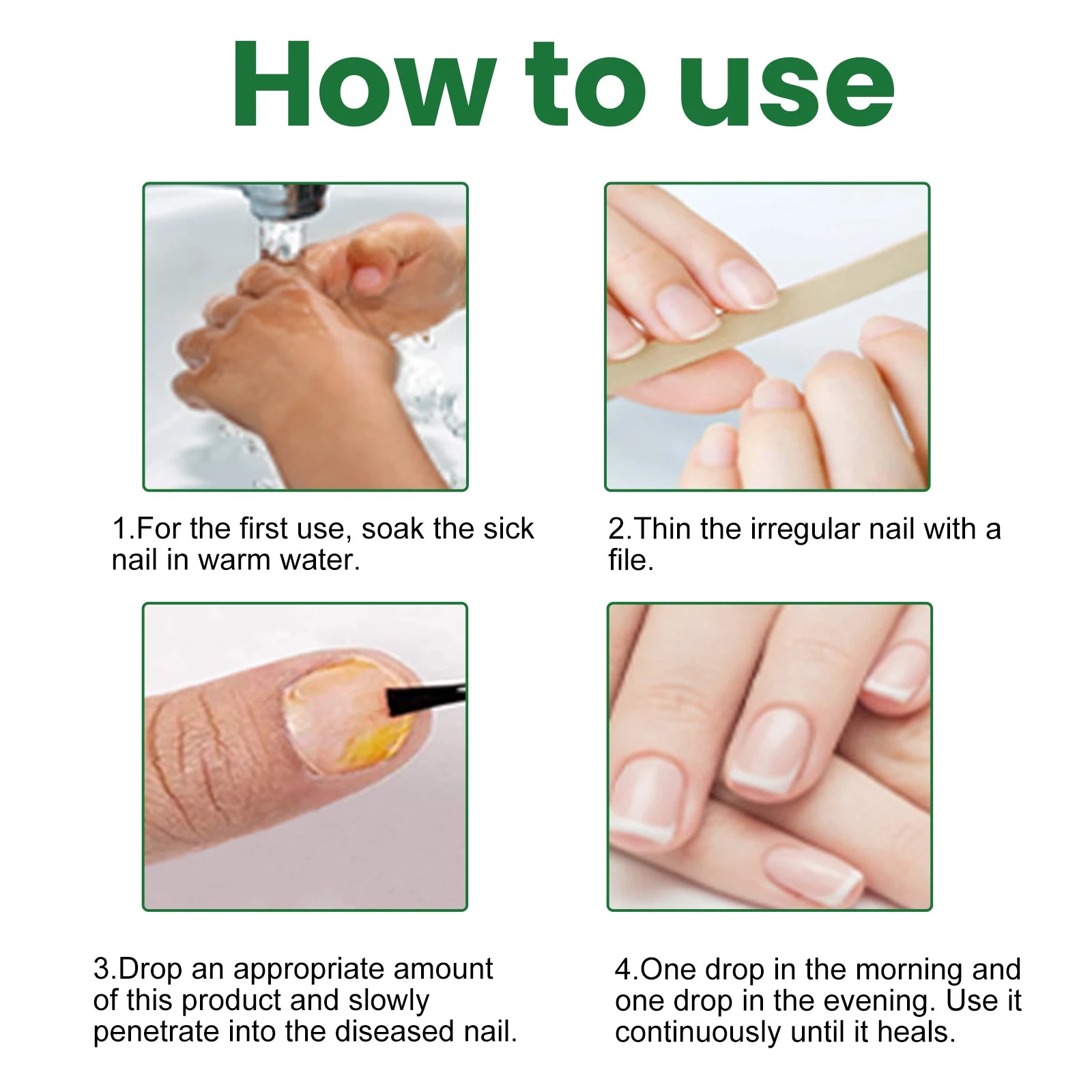 Nail Treatment Solution Repair Damaged Nail Restore Healthy Growth Nourish Cuticles Strengthen Brittle Nail Recovery Care Lotion