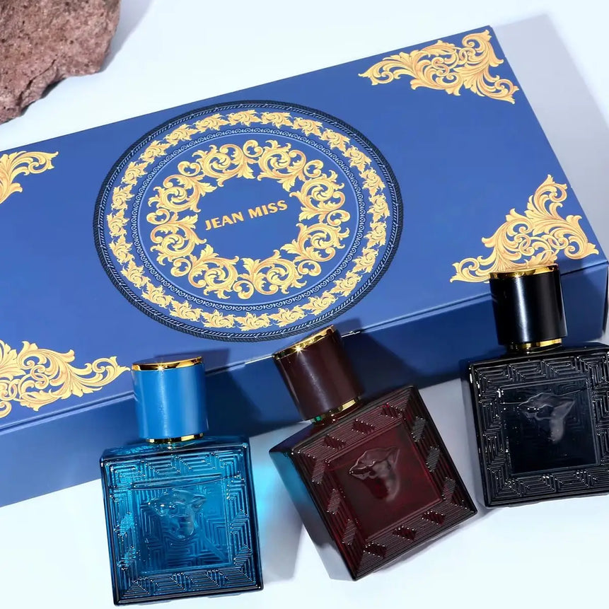 2025new 30ML*3 Perfume Luxury Gift Set Woman Fresh Cologne Woody Eau De Toilette Parfume Floral Scent Lasting Pheromone