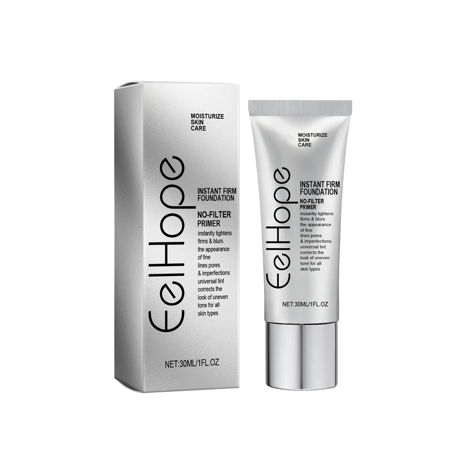 Eelhope Face Foundation Cream Fading Lines Cover Skin Defect Mositurize Nourish Easy Makeup Natural Look Facial Liquid Concealer