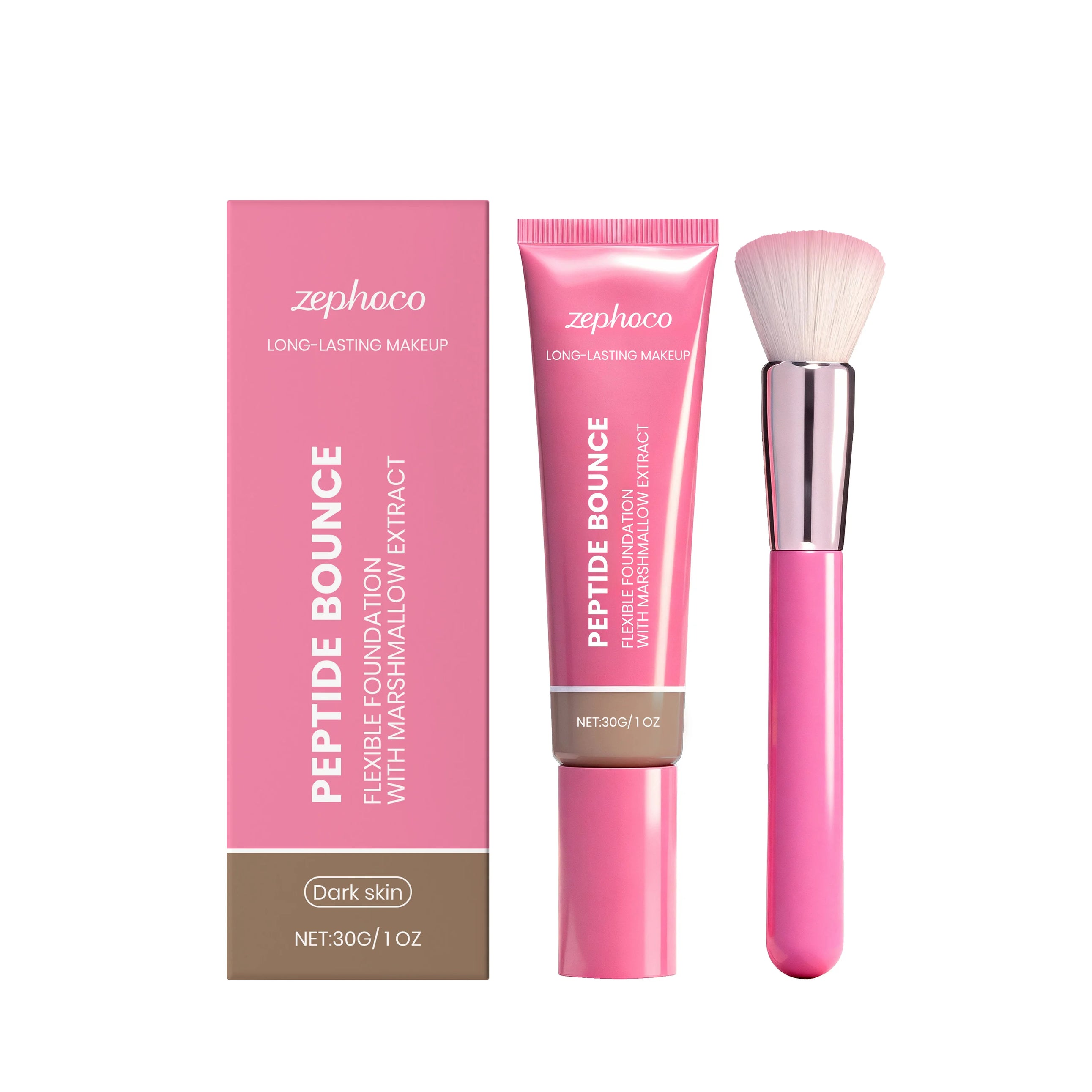 Facial Liquid Foundation Oil Control Waterproof High Coverage Moisturizing Lasting Hold Blemish Cover Base Foundation Cream
