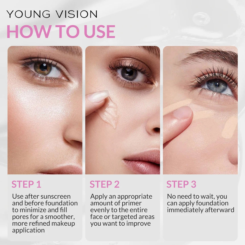YOUNG VISION High-Performance Long-Wear Primer Brightening & Hydrating Contouring & Shaping Makeup Base & Sculpting Cosmetics
