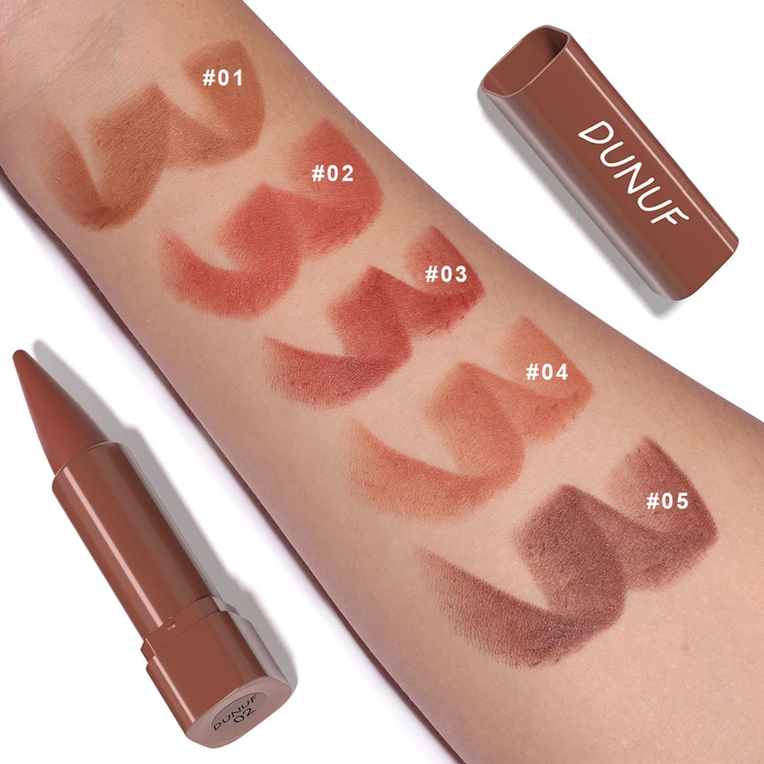 Gradient Lip Liner Pen with Matte Velvet Finish Smooth Application  Lipstick for Defined and Elegant Lips