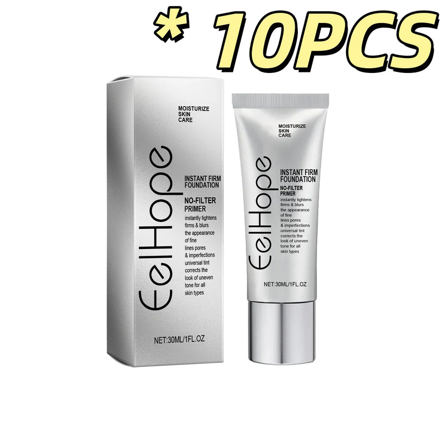 Eelhope Face Foundation Cream Fading Lines Cover Skin Defect Mositurize Nourish Easy Makeup Natural Look Facial Liquid Concealer