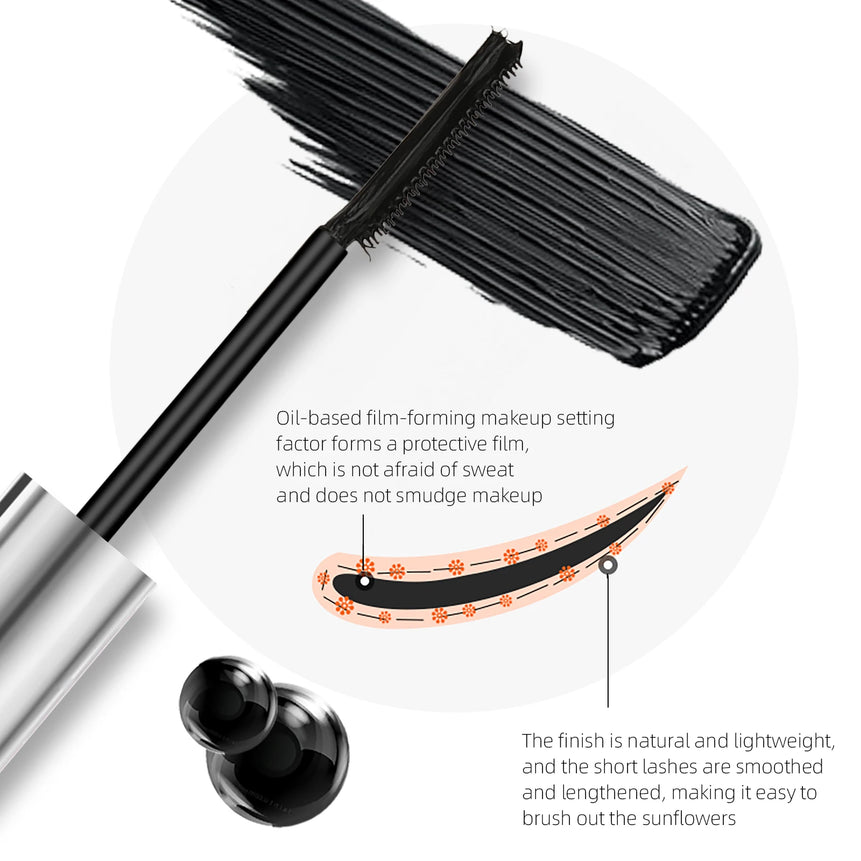 Ocheal Extension Dense Volumizing Mascara Lengthens Eyelashes  Long Lasting Waterproof Natural Quick Drying Lashes Female Makeup