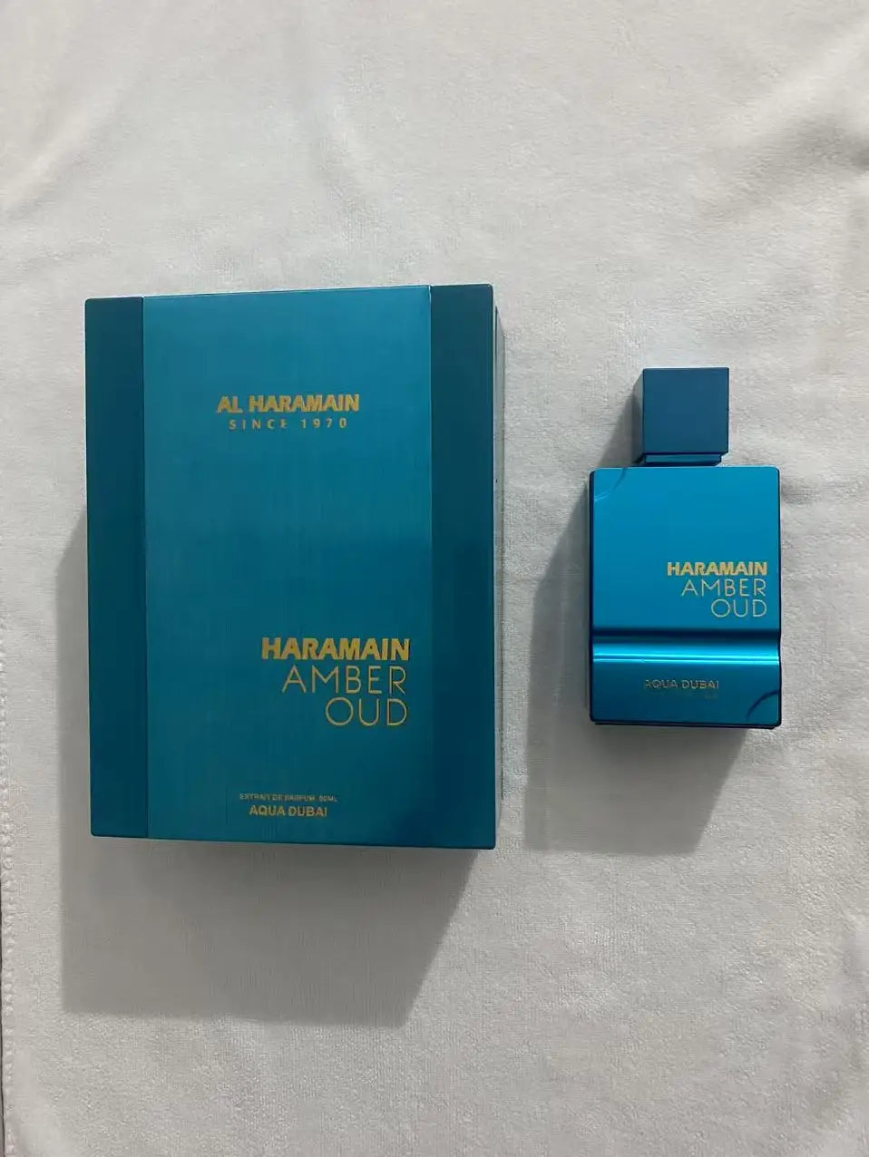 Al Haramain Amber Oud Aqua Dubai Unisex Extrait De Parfum Long Lasting Fresh Fragrance