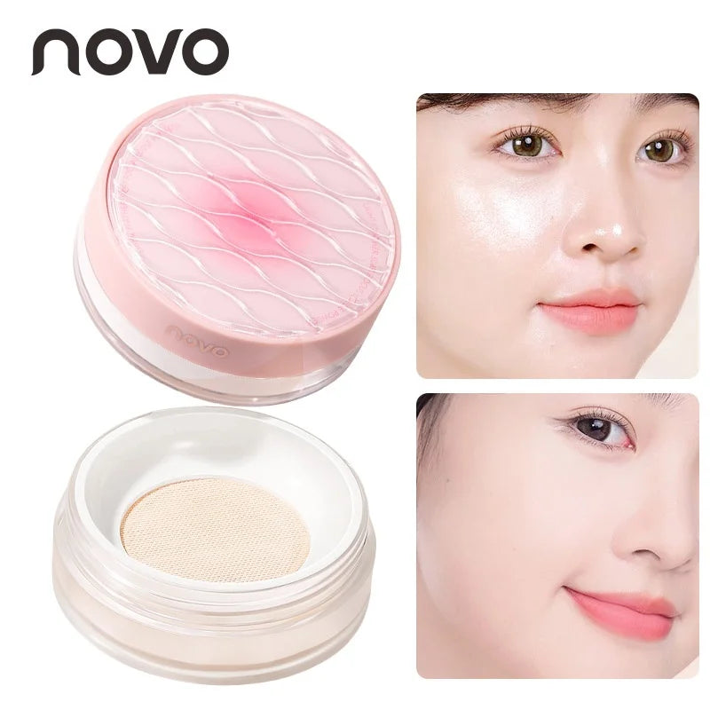 Setting Powder, Lightweight Oil-Control Powder Without Oil, Semi-Transparent, Firming Powder, 24-Hour Shine Control Powder