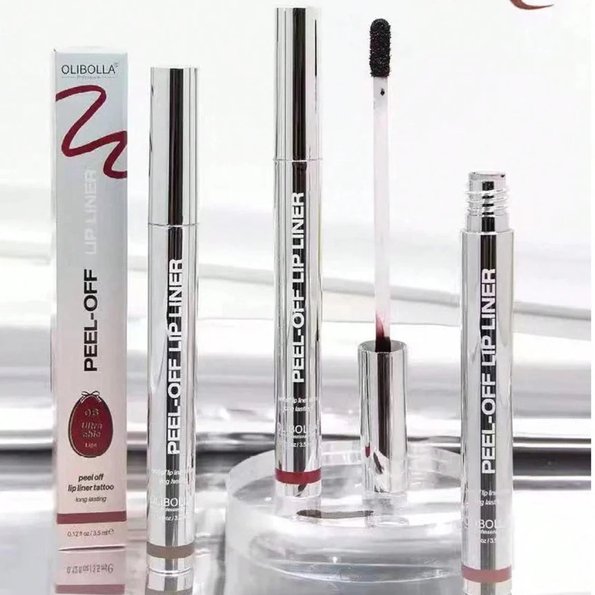 Waterproof Lip Liner Peel Off Tattoo Lipgloss Waterproof Long Lasting Matte Lip Contour Tear-off Lips Stain Cosmetics