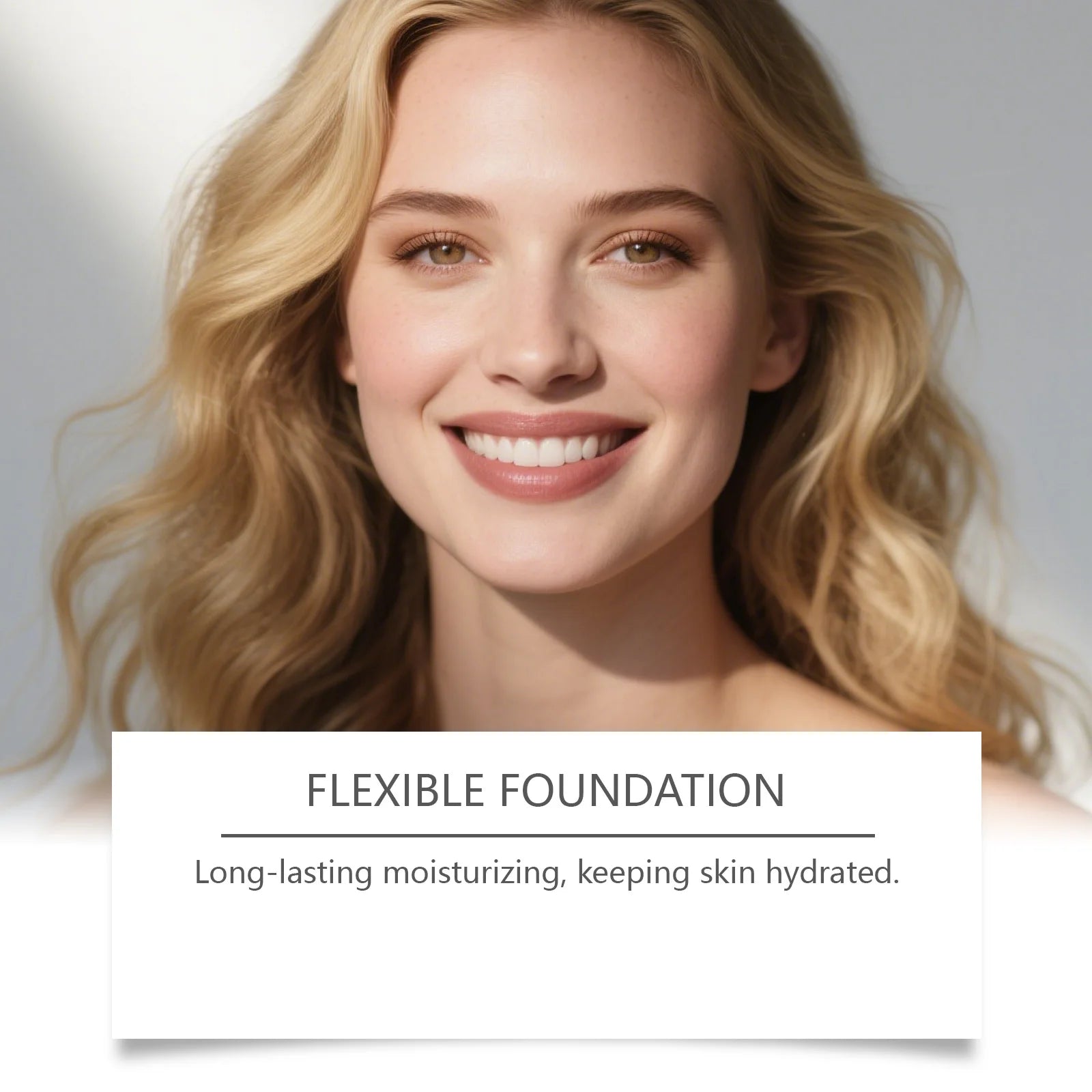 Facial Liquid Foundation Oil Control Waterproof High Coverage Moisturizing Lasting Hold Blemish Cover Base Foundation Cream