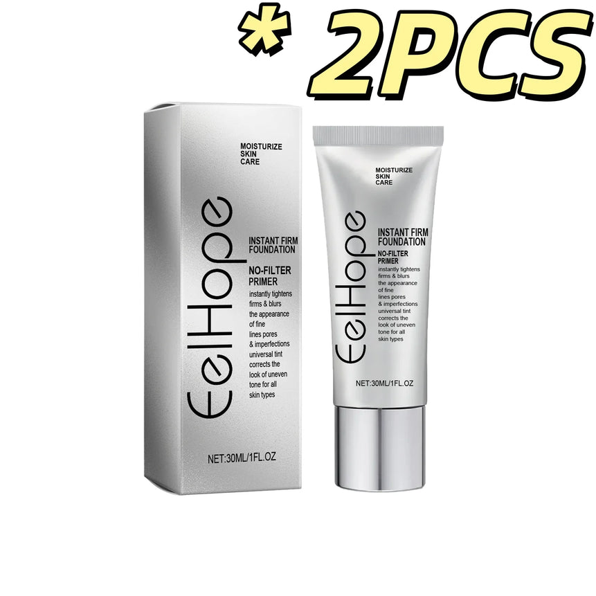 Eelhope Face Foundation Cream Fading Lines Cover Skin Defect Mositurize Nourish Easy Makeup Natural Look Facial Liquid Concealer