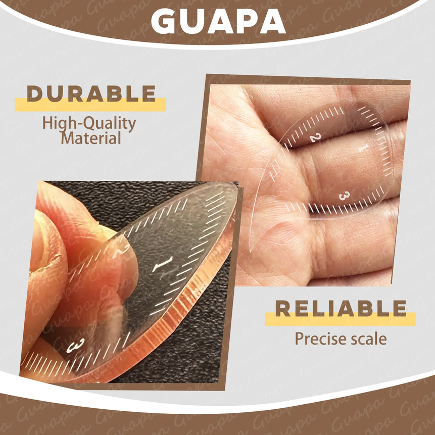 Tear Drop Arch Brow Mapping Tool Kit 1 Minute Brow Shaping Ruler Template Stencils Fast Drawing PMU Eyebrow Hairstroke Eyeliner