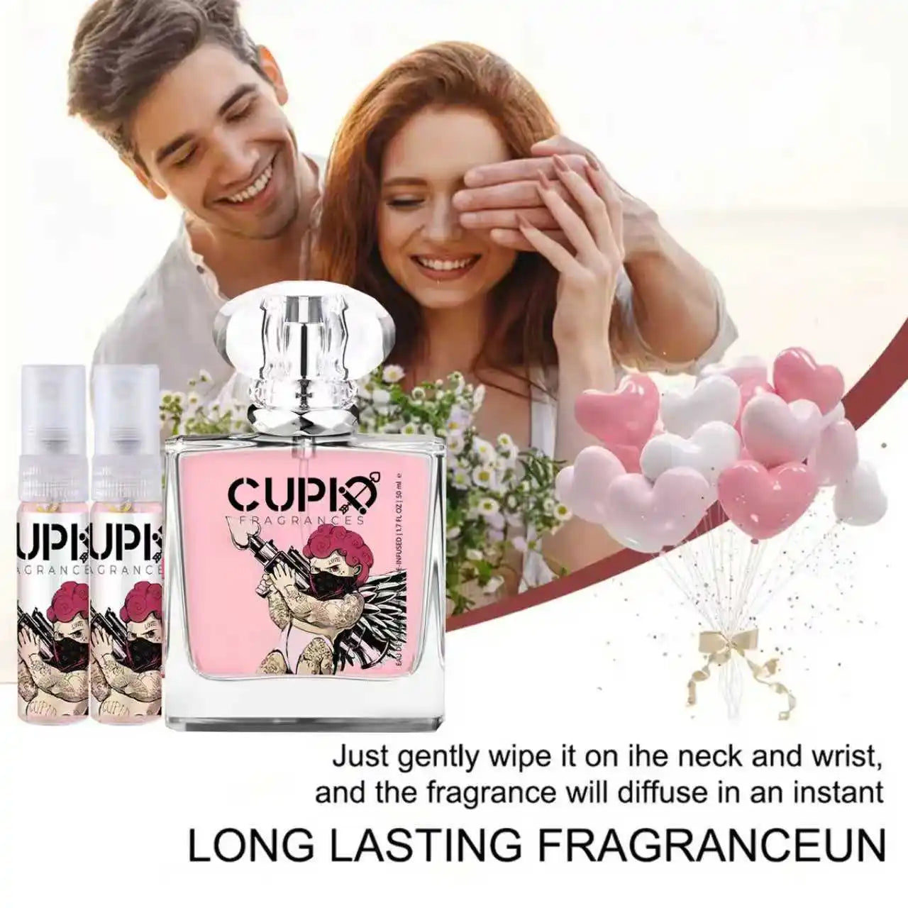 Cupid Fragrances Unisex Eau de Parfum 50ml Sweet Long Lasting Daily Wear Scent