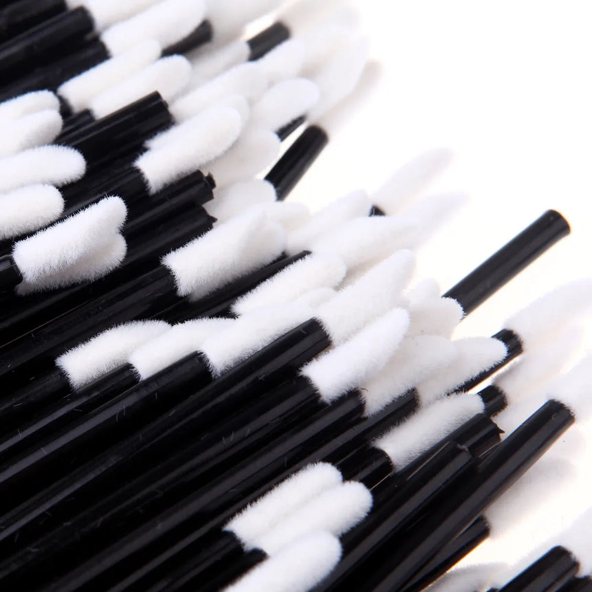 5/50/100 Pcs Lip Brushes Disposable Cosmetic Lip Brush Lipstick Lip Glossy Wands Cleaner Applicator Eyeshadow Makeup Brush Tool
