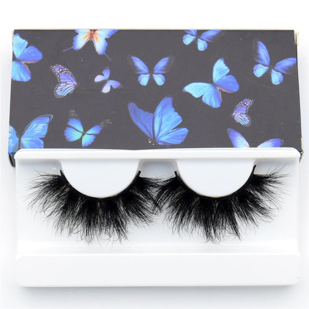 Visofree Eyelashes 3D Mink Lashes Soft Natural Handmade Cruelty Free Mink Eyelashes Lightweight  Full Strip Cilios Posticos D23