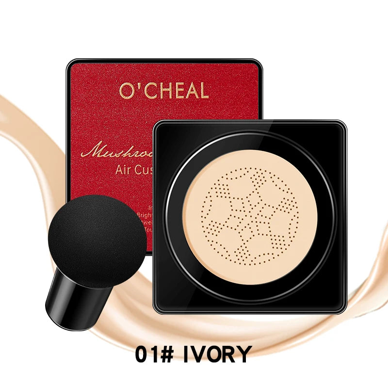 OCHEAL Mushroom Head Foundation Cream for Face Makeup Cushion for Face Base Cream Makeup Cushion Compact