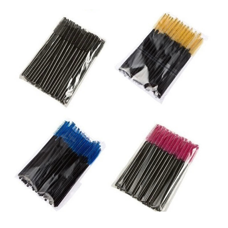 5/50Pcs Disposable Eyelashes Makeup Brushes Professional Mascara Wands Applicator Spoolers Eye Lashes Cosmetic Brush Makeup Tool