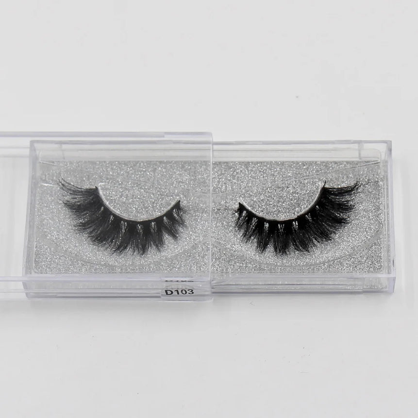 LEHUAMAO 3D Mink Lashes Makeup Eyelashes Fluffy Natural long fake lashes Full stripe reusable False Eyelash Extension 1 Pair