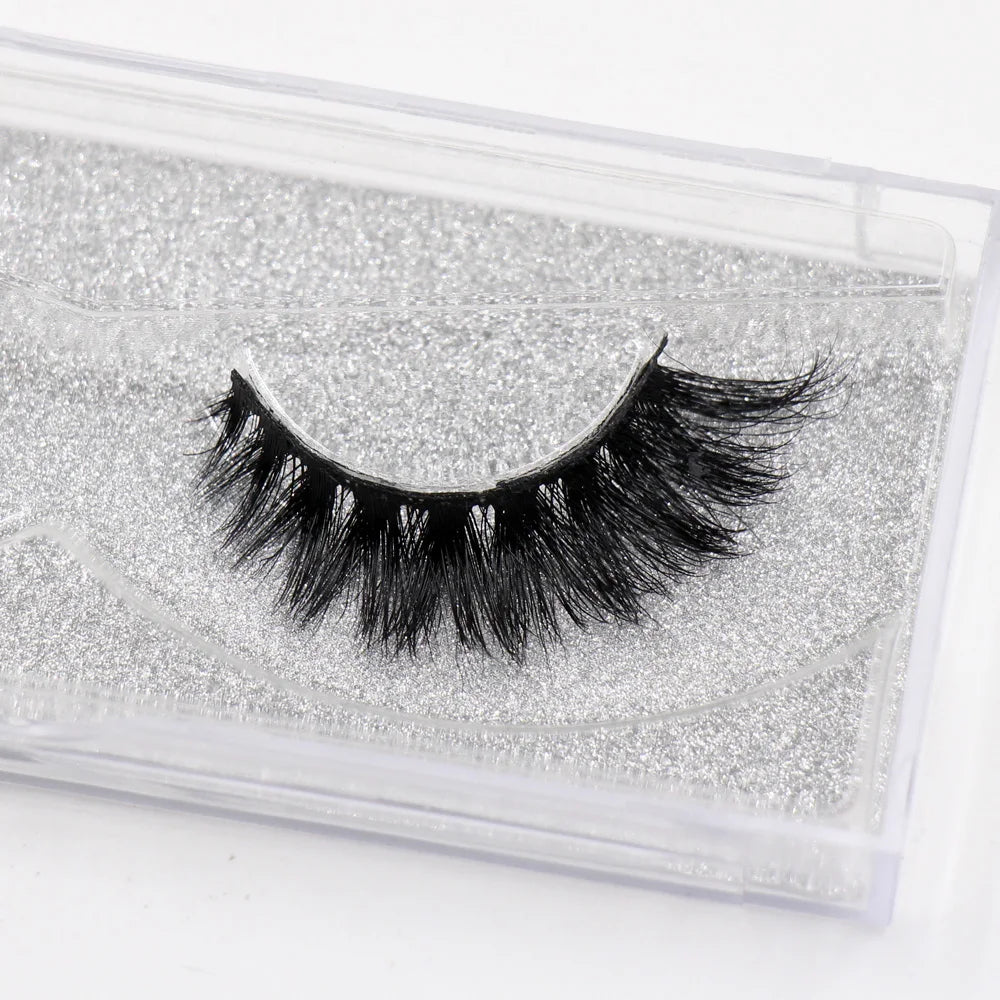 LEHUAMAO 3D Mink Lashes Makeup Eyelashes Fluffy Natural long fake lashes Full stripe reusable False Eyelash Extension 1 Pair