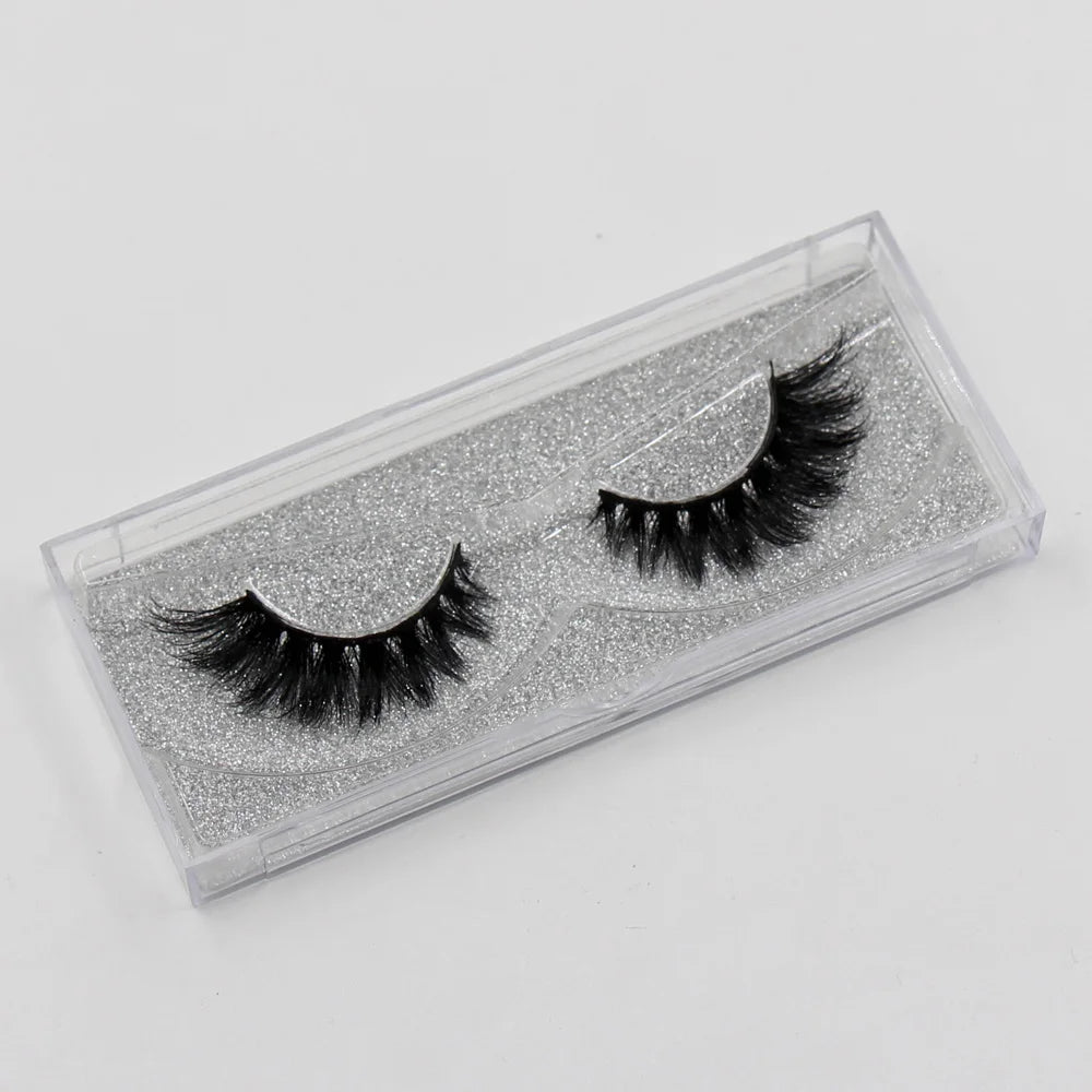 LEHUAMAO 3D Mink Lashes Makeup Eyelashes Fluffy Natural long fake lashes Full stripe reusable False Eyelash Extension 1 Pair