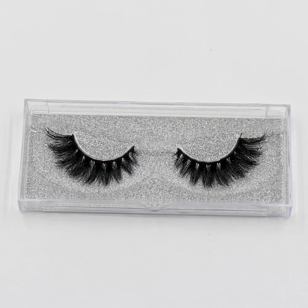 LEHUAMAO 3D Mink Lashes Makeup Eyelashes Fluffy Natural long fake lashes Full stripe reusable False Eyelash Extension 1 Pair