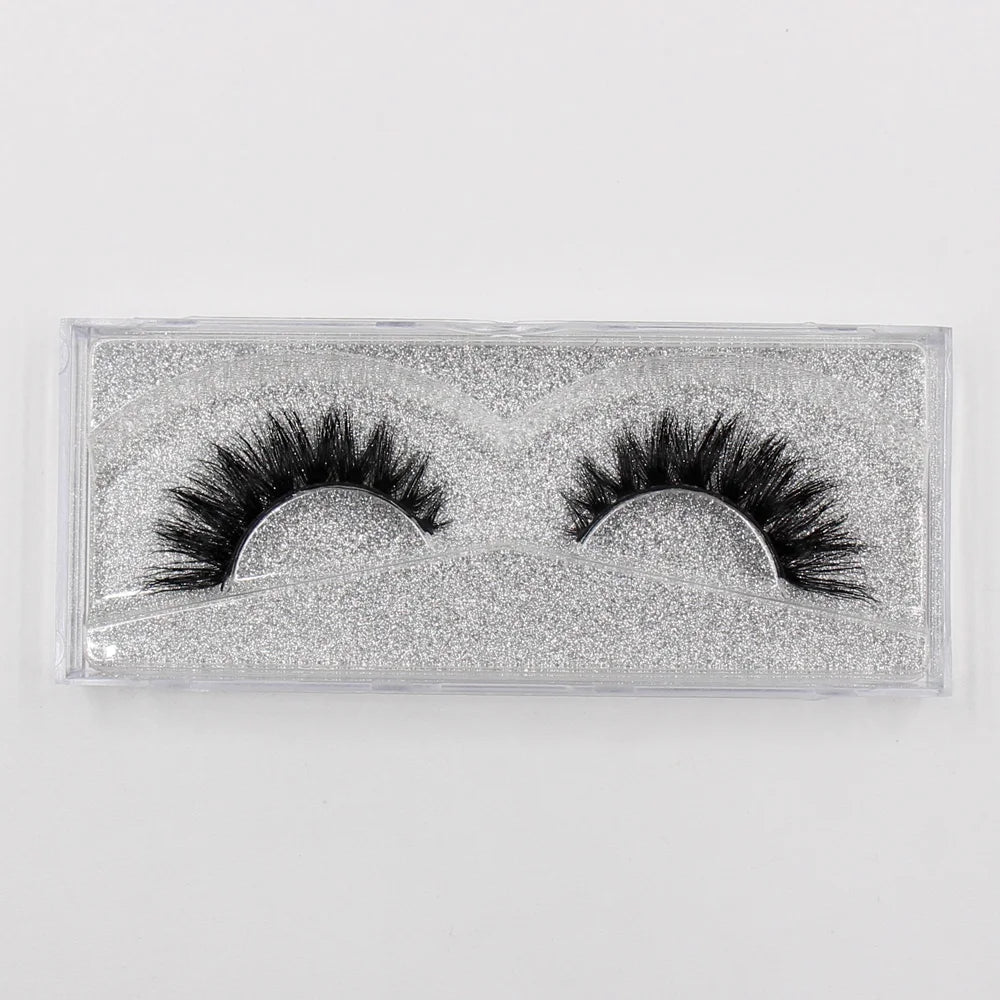 LEHUAMAO 3D Mink Lashes Makeup Eyelashes Fluffy Natural long fake lashes Full stripe reusable False Eyelash Extension 1 Pair