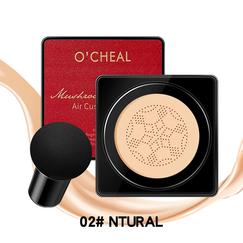 OCHEAL Mushroom Head Foundation Cream for Face Makeup Cushion for Face Base Cream Makeup Cushion Compact