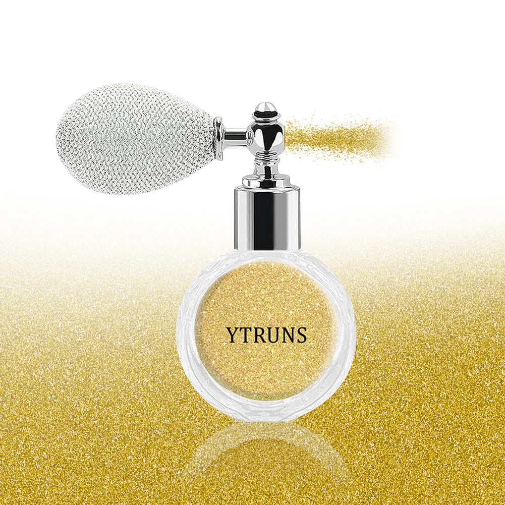 Star glitter spray, mixing color system, body makeup highlighter, 3D glitter fine powder, suitable for performances and banquets