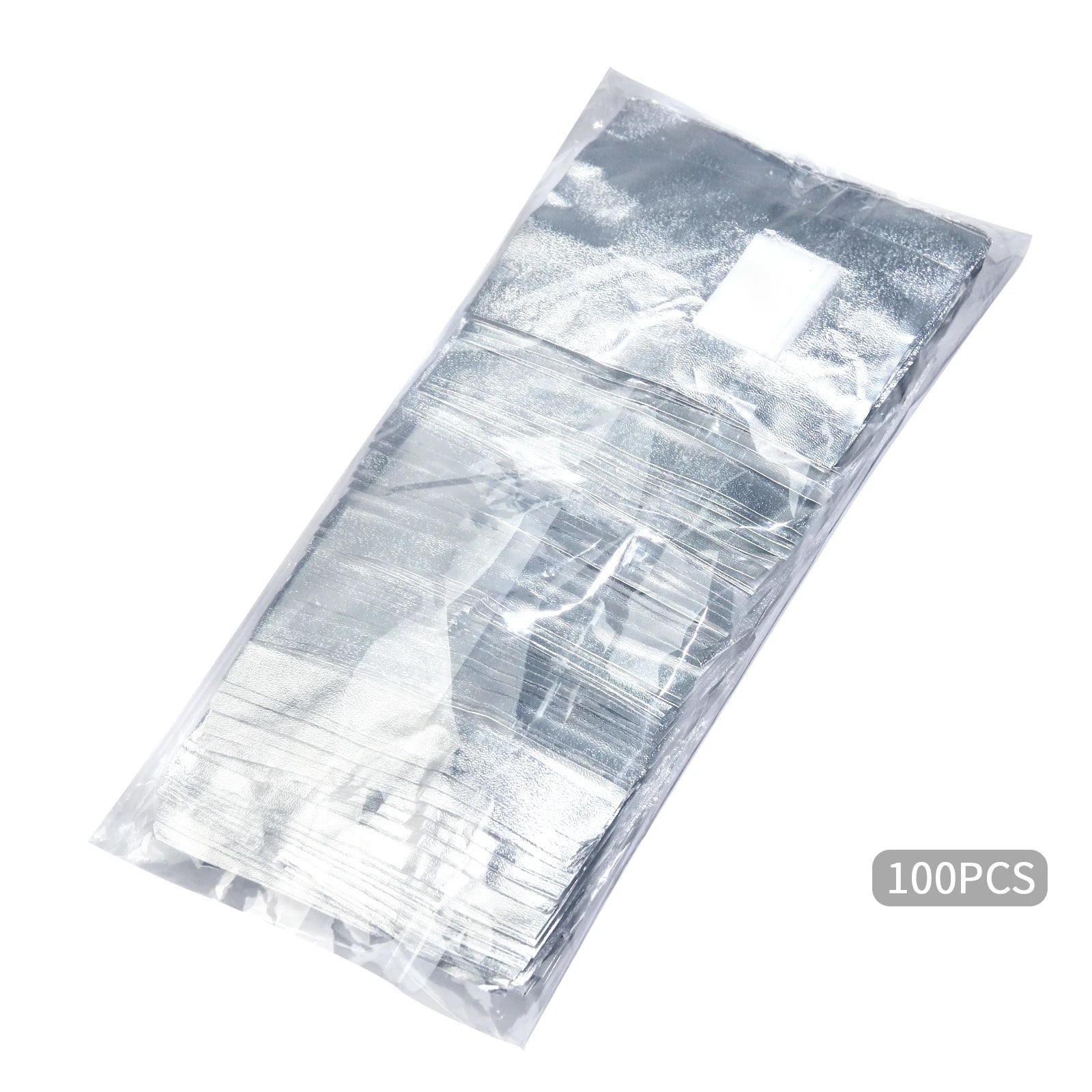 50/100Pcs Aluminium Foil Gel Nail Remover Wipes Polish Removal Soak Off Acrylic UV Gel Remover Wraps with Acetone Manicure Tools
