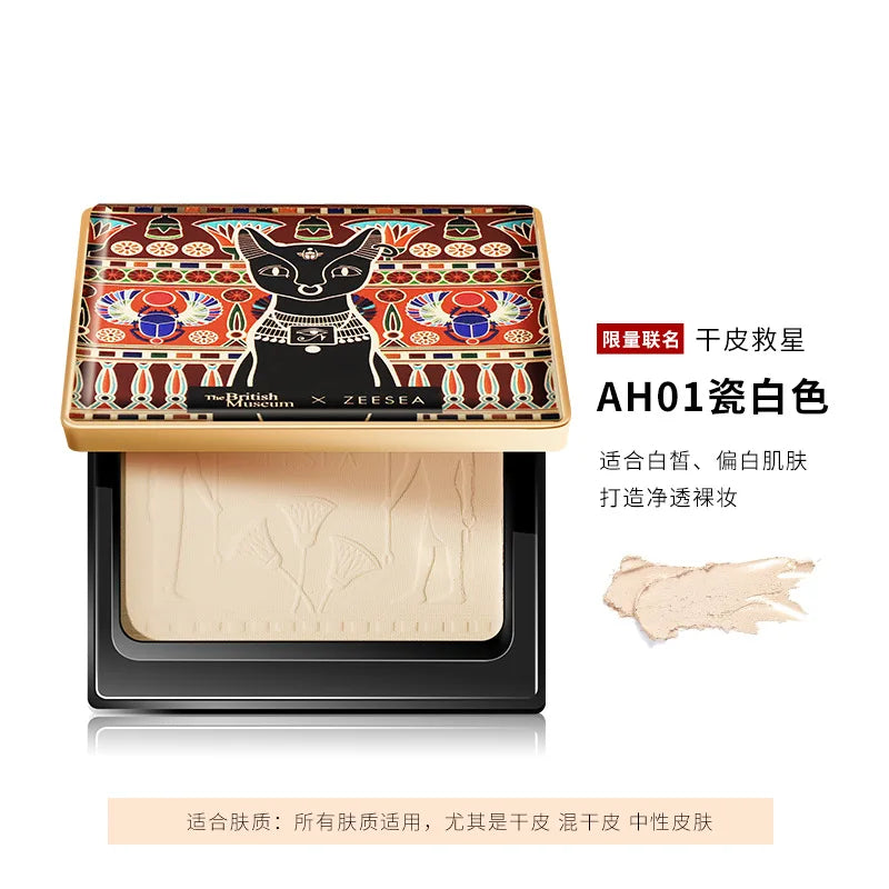 ZEESEA Compact Foundation Powder Natural Light Coverage Matte Soft Waterproof Oil Control Powder