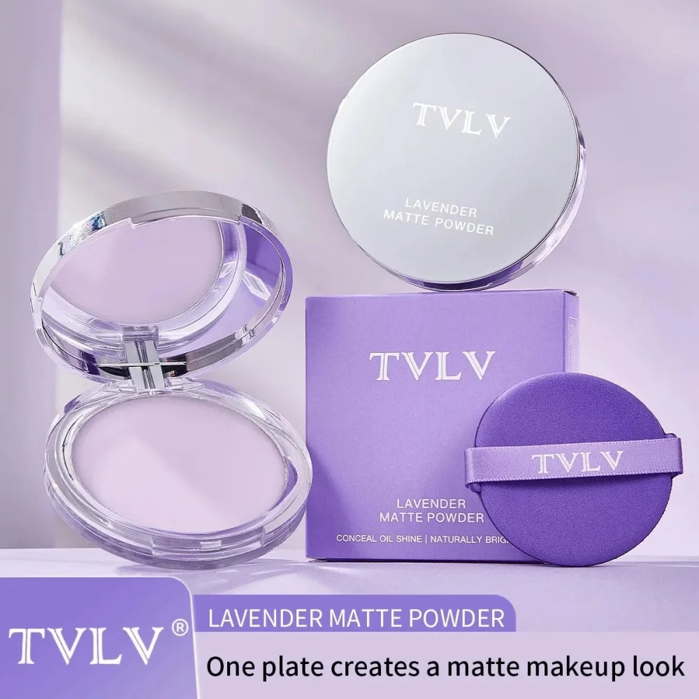 Violet Cream Setting Cream To Powder Skin-friendly Skin Natural Face Long Lasting Oil-controlling Contouring Powder Cosmetics