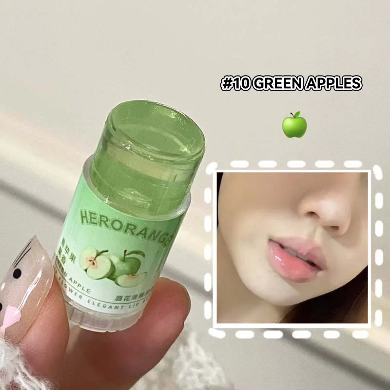 Herorange Lip Balm: Elegant and Moisturizing, Deeply Hydrating, Prevents Chapped Lips, a Must-Have for Autumn and Winter, Improves Lip Lines, Tinted Version, Naturally Enhances Makeup, Perfect for Daily Use and Commuting.