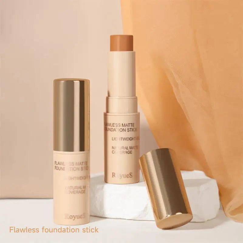 Light Breathable Concealer Foundation Makeup Stick Matte Oil Control Natural Moisturizer Face Foundation Cream Lasting Cosmetic
