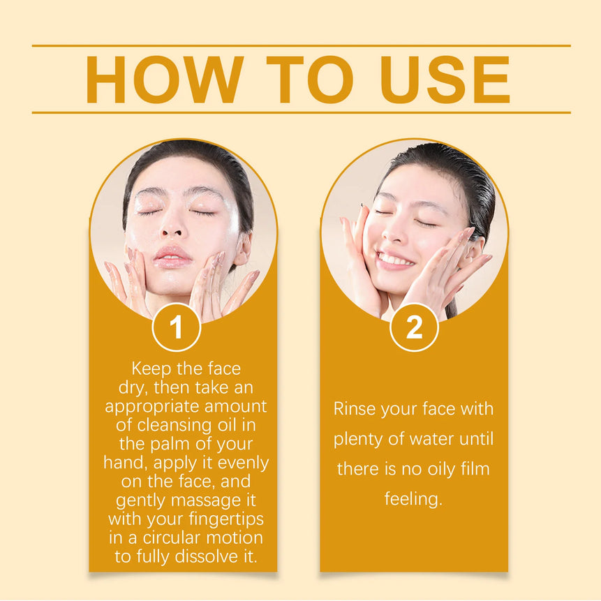 Cleansing Remover Oil Facial Makeup Remover Moisturizing Face Refresher Cleaning Centella Asiatica Extract Vitamin E Oil